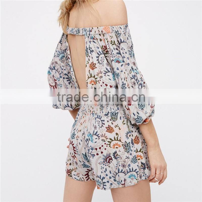 Custom designs plus size hippie vintage boho clothing romper women