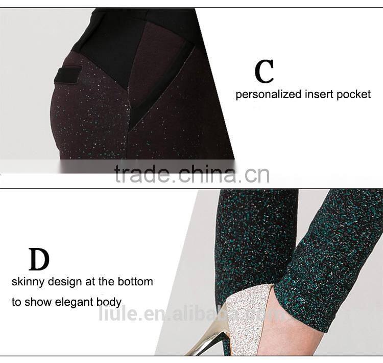new product in China korean pants with diamonds decoration