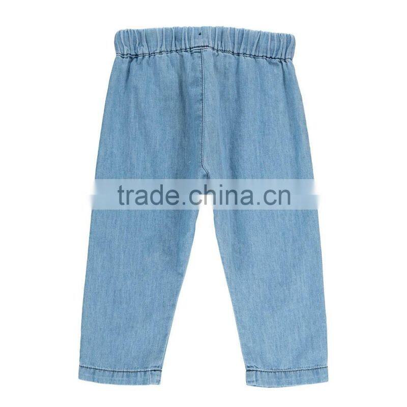 2017 newest Trousers with Pockets Denim blue children new style boys pants wholesale jeans