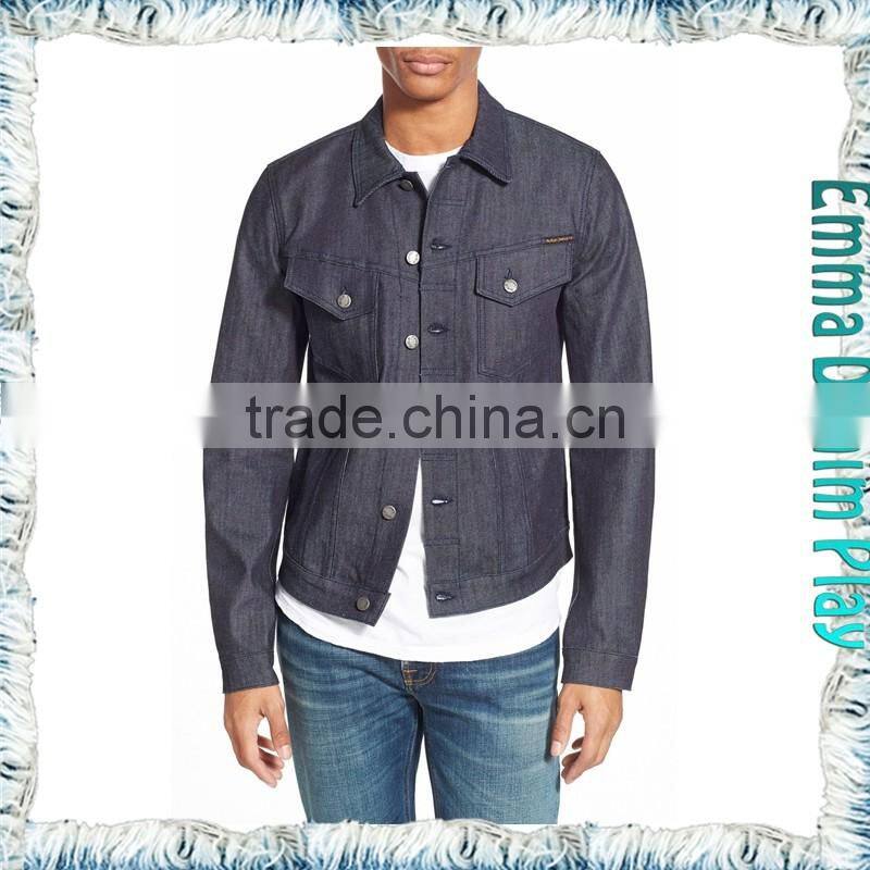 2015 New Fashion Design Mens Short Denim Jacket High Quality Cotton Outerwear