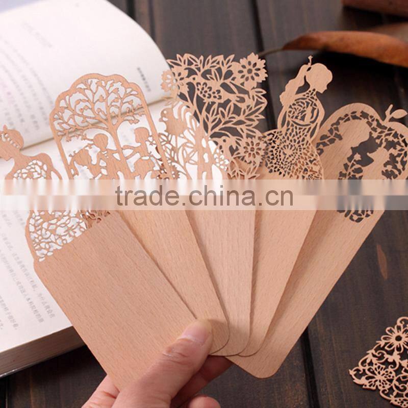 Korean Stationery Craft Through Carved Wooden Bookmark