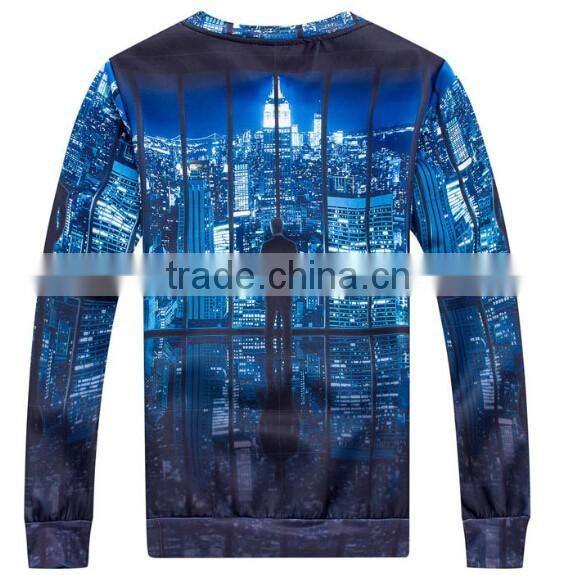 Long Sleeve T shirt with 3D Full Printing for Wholesale