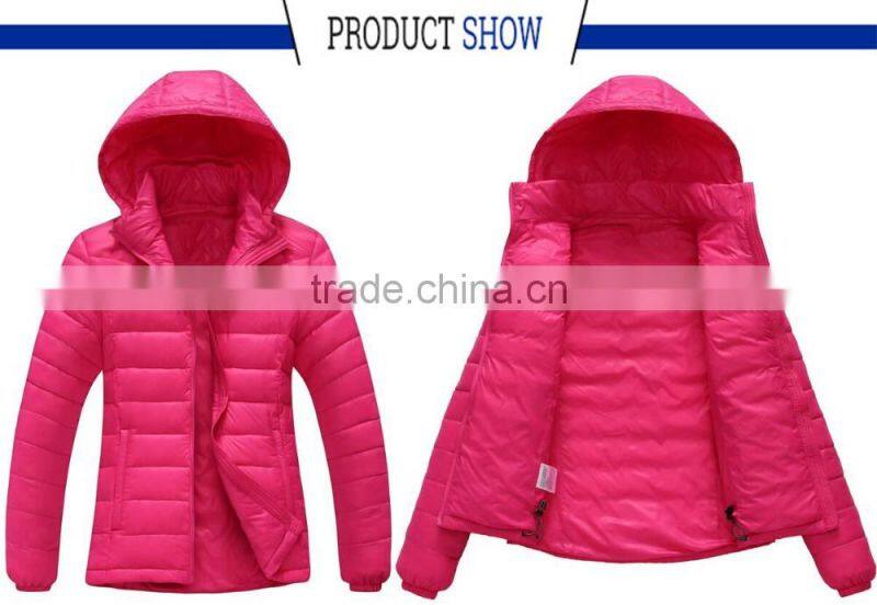 Hot Sale Cheap Price Ultra Light Women Winter Down Jackets