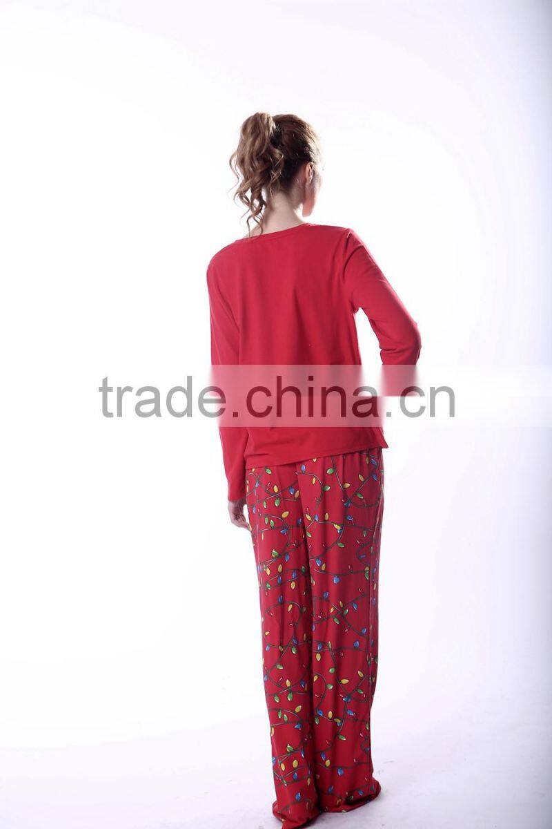 Women 100% cotton spring hot sleep home sleepwear