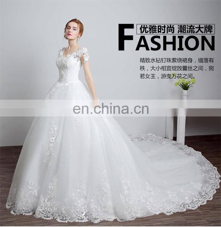 HS1606 Vintage Wedding dress Customized Plus size Beach Mermaid Bridal Gown