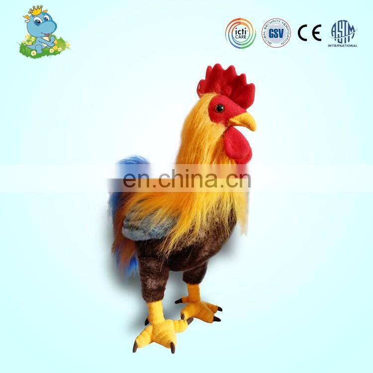 Plush Material and chicken Type realike animals toys for kids