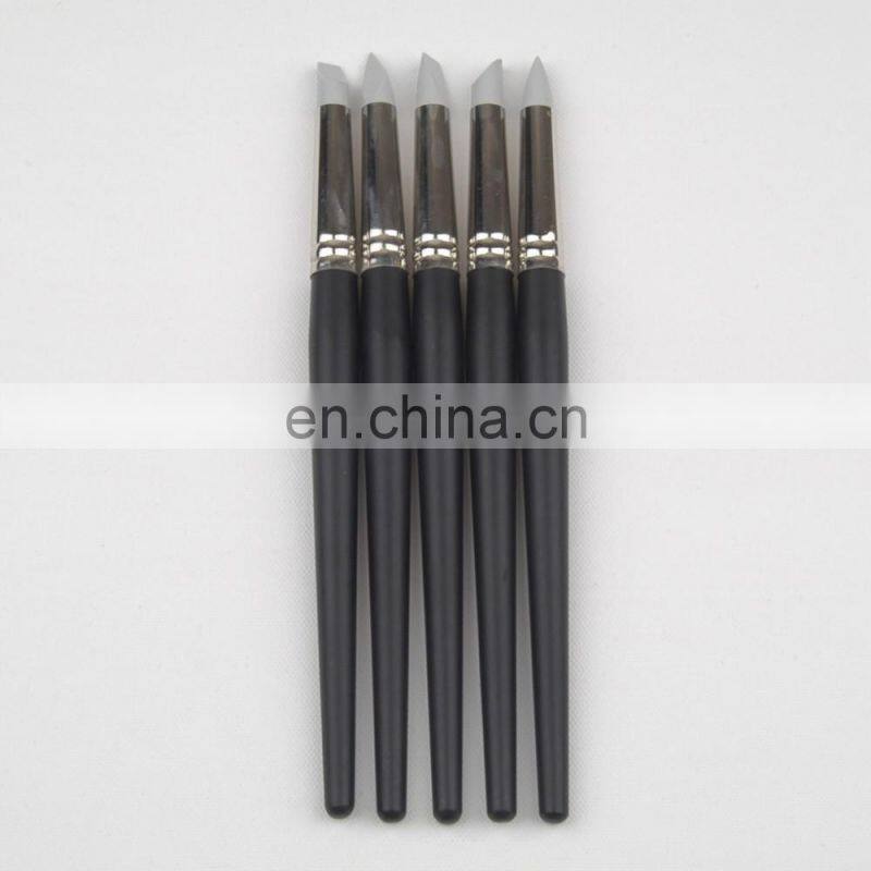 Set of 5 Assorted Shapes #10 Grey Silicon Colour Shaper Painting Tool