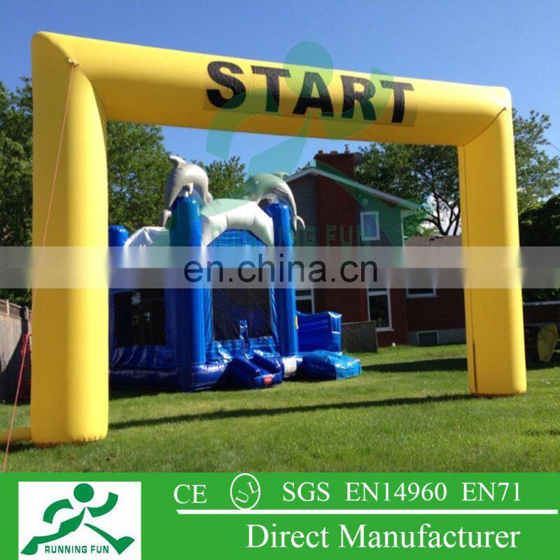 advertising inflatable entrance arch for event