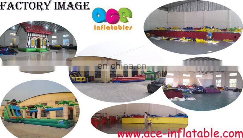 cheap giant advertising Inflatable rooftop blue ground balloon