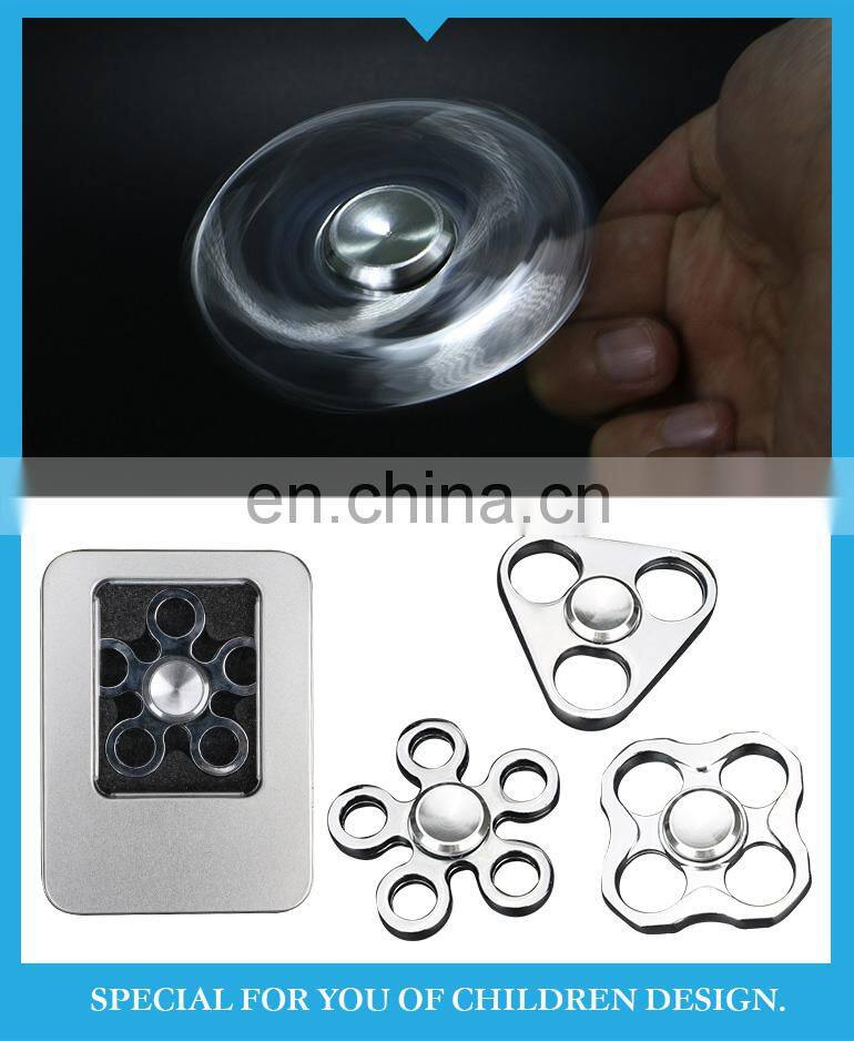 Shantou factory platinum metal finger spinner mini with high quality