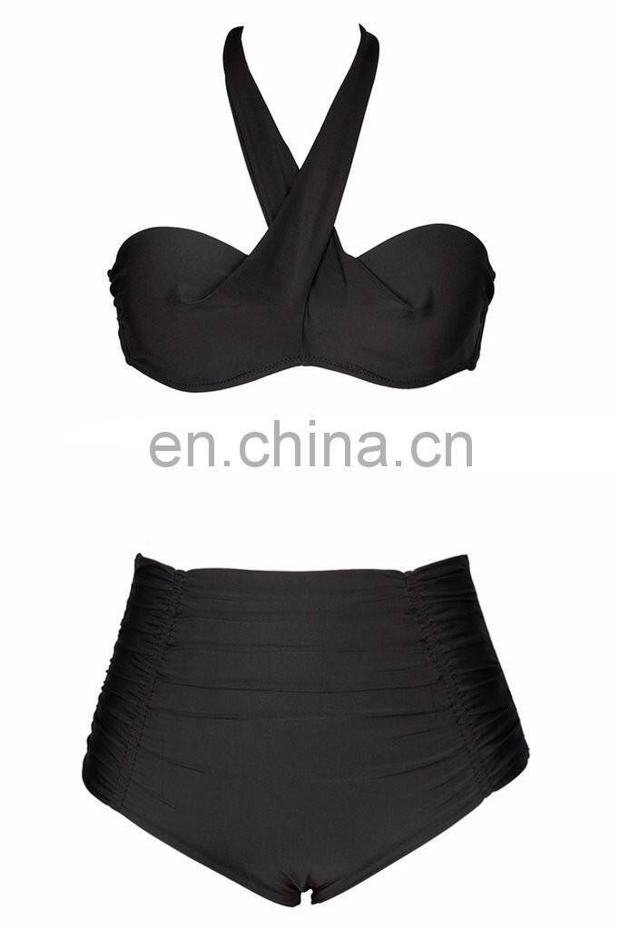 sexy naughty ladies sexy black bandeau swimwear bikini