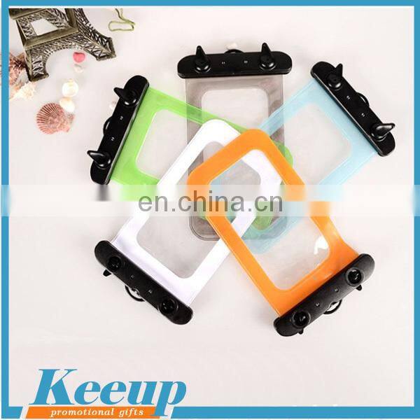 Wholesale waterproof transparent PVC cell phone for advertising