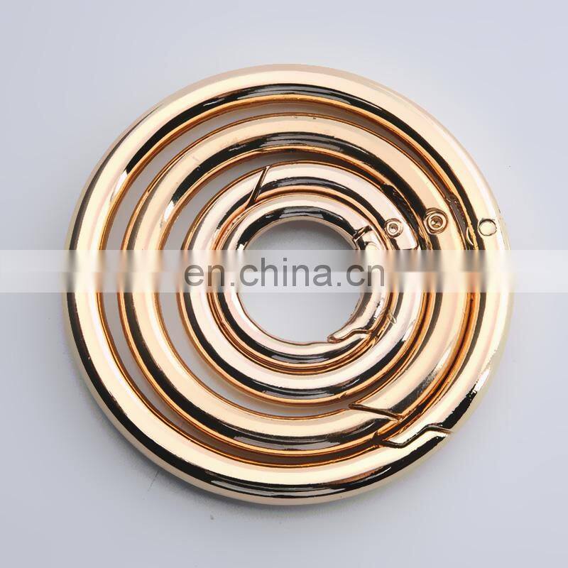 Hot Sale Bag Fittings Decorative Metal Spring O Ring