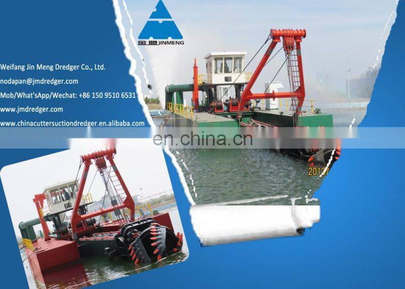 1,000 cbm/h Hydraulic cutter suction dredging vessel for sand dredging machine for sale