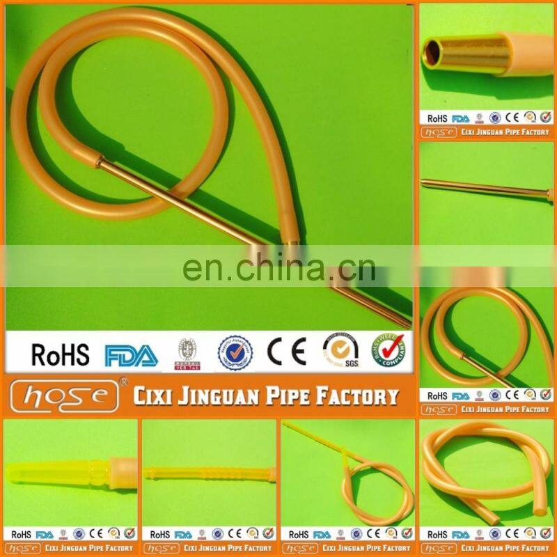 Factory Direct Supply 12x18mm Food Grade Double Colors Heavy Duty Surgical Hookah Pipe Silicone Hose Hookah Silicone Hookah Hose