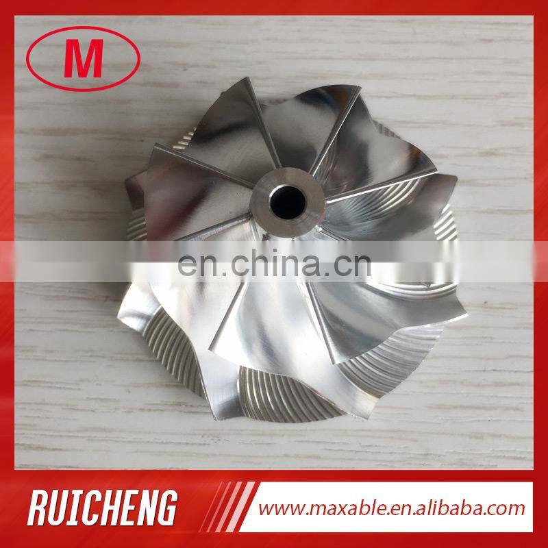 K04 43.03/56.08mm 5304-123-2007 8+0 blades high performance billet/milling/aluminum 2618 compressor wheel for 5304-970-0054/0035