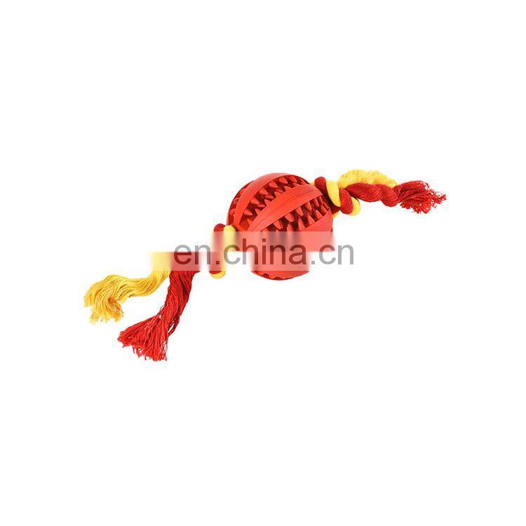 China Professional Manufacture quality pet supplies dog Rope TPR chew toys