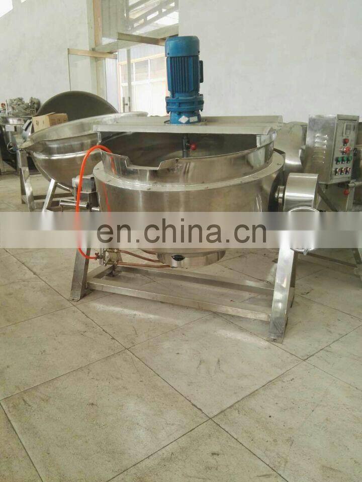 factory price Stainless steel Industrial Tilting type electric/steam/gas heating double Jacket Sandwich pot for food industry