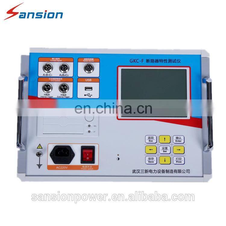 High Voltage Switch Tester Circuit Breaker Analyzer Timing Test