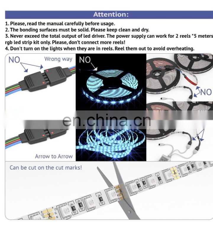 Full Spectrum UV Led Strip Grow Lights for Plants Growing Aquarium Greenhouse