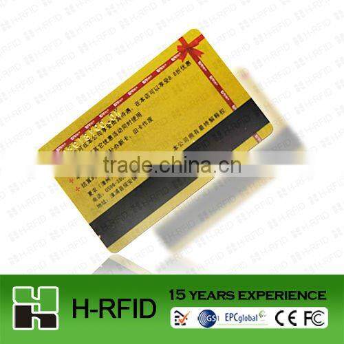 2012 China magnetic blank stripe card factory quality