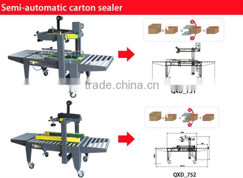 Competitive price and high speed carton sealing machine