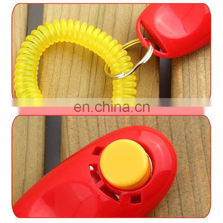 Pet Training Products Dog Pet Trainer Click Dog Training Clicker Aid Wrist Strap