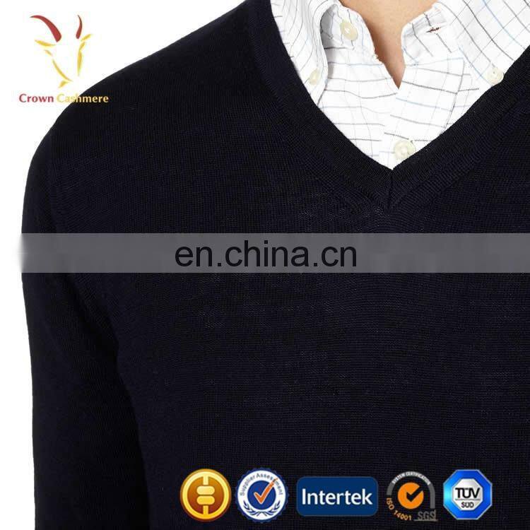 Knitting Mens Cashmere Sweater Crewneck Design