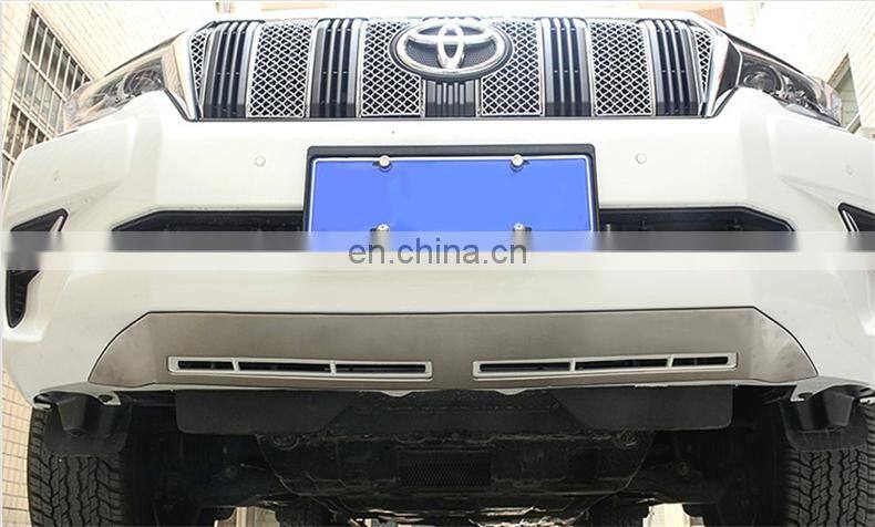 For TOYOTA LAND CRUISER PRADO 150 2018 2019 Front BUMPER GUARD BUMPER Plate High Quality Stainless Steel Auto Accessories
