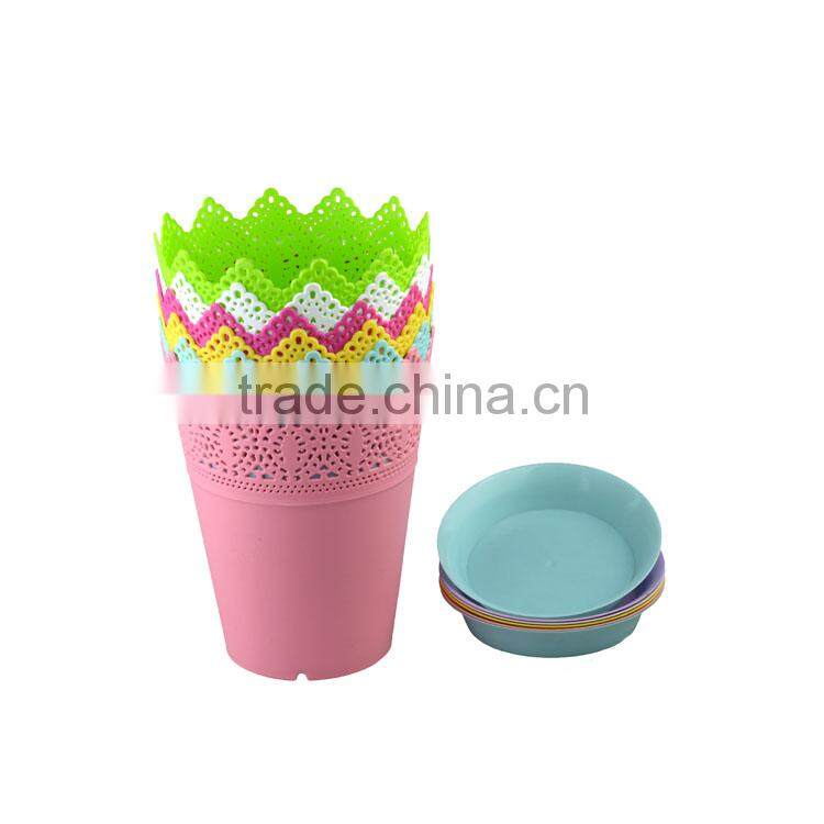 Colorful Mini Plastic Flower cup pot