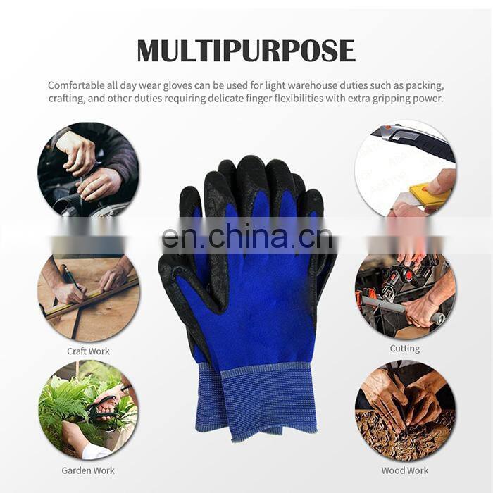 High Quality 15 Gauge Micro Foam Nitrile Coated Gloves Suppliers for Hand Protection