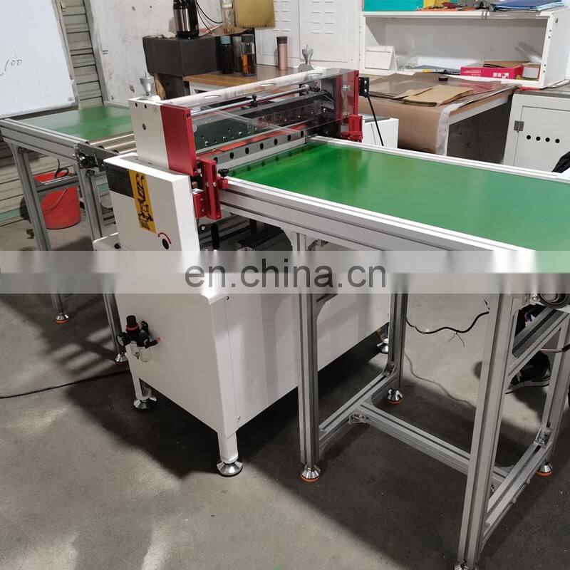 Customized Automatic Adhesive Waxed Woven Filter Wool Cutting Machine