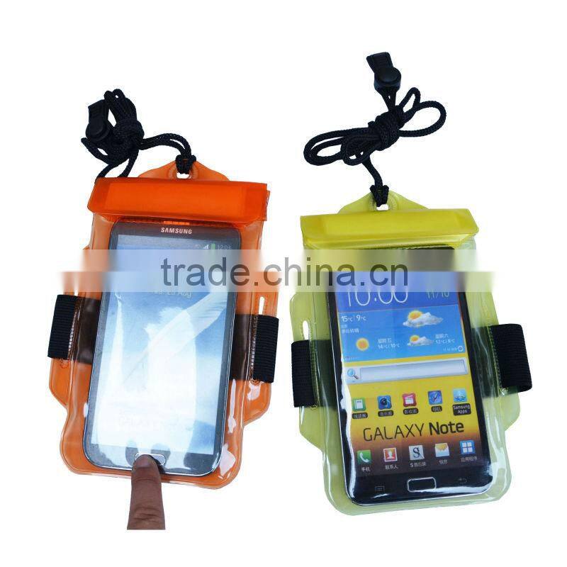 For swimming cute plastic mobile phone waterproof hot sale bag for iphone 4/4s