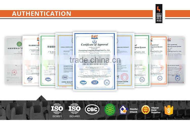 Curve plywood waiting chair airport chair lounge chair H63D-3-V for public seating