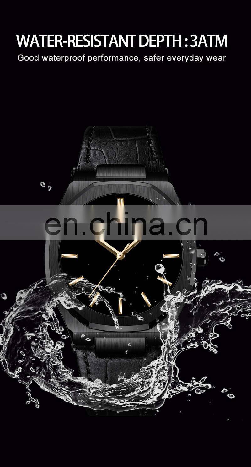 Hannah Martin 5015 Nice simple Quartz Watch Analog Water Resistant Stainless Steel Watches for Sale Men