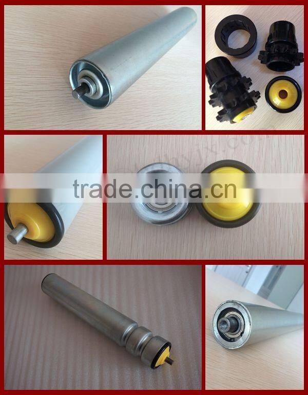plastic and steel roller end caps,plastic roller,stainless steel conveyor roller