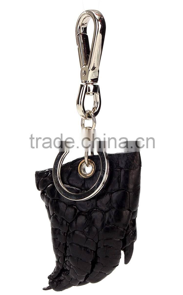 real crocodile feet key ring leather key chain high quality crocodile skinhandmade key loop