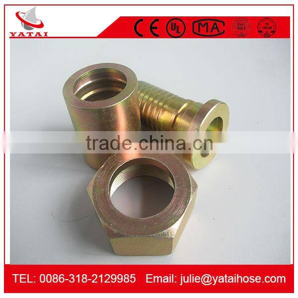 Hydraulic Rubber Pocket Hose With Brass Fitting