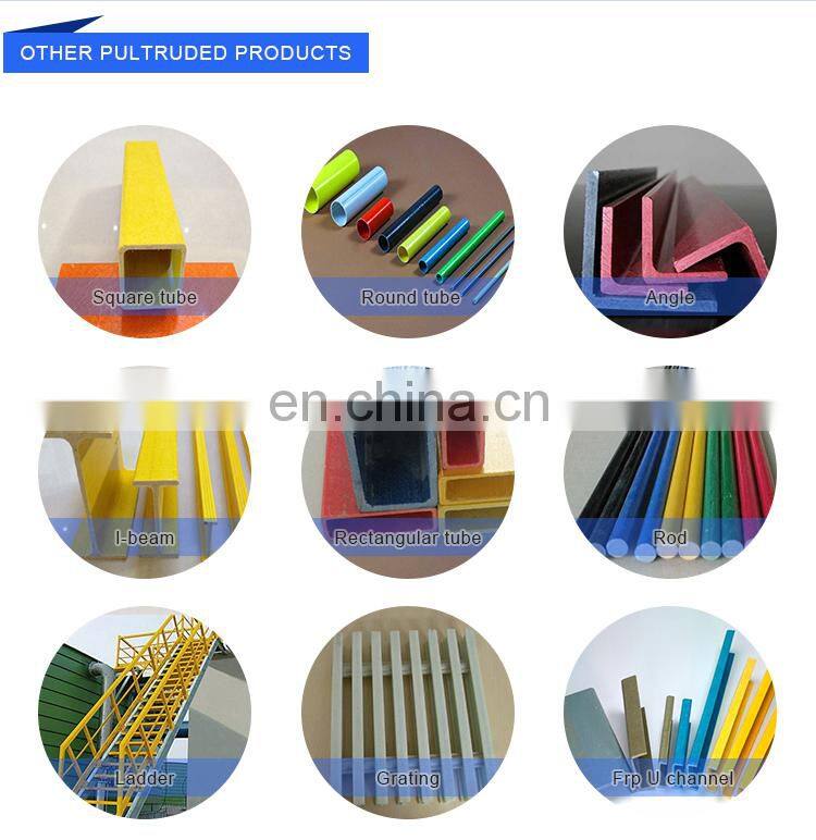 Frp pultruded profile composite round tube