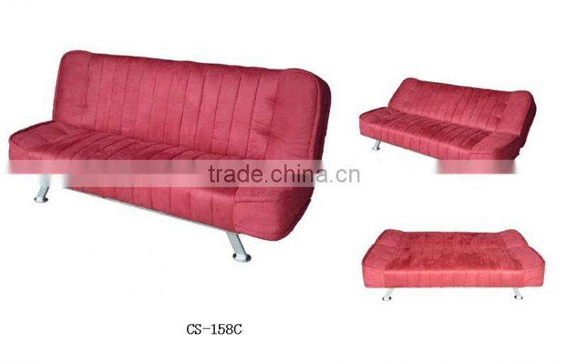 Metal Frame Comfortable Easy Remove Cover Fabric Sofa Bed