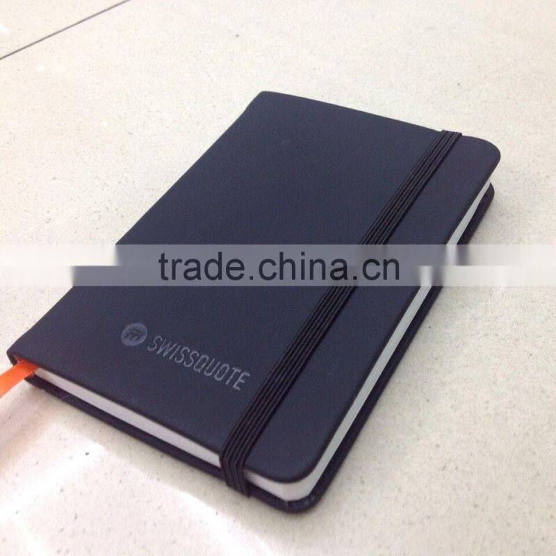 A6 size white paper notebook