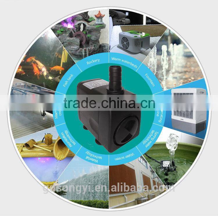 portable aquarium fish tank and fountain water pumps domestic