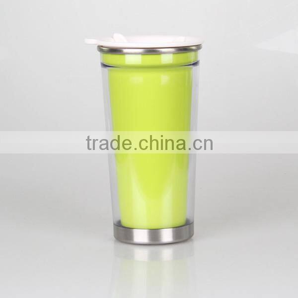 double wall stainless steel tumbler Christmas tumbler Middle -leaned tumbler