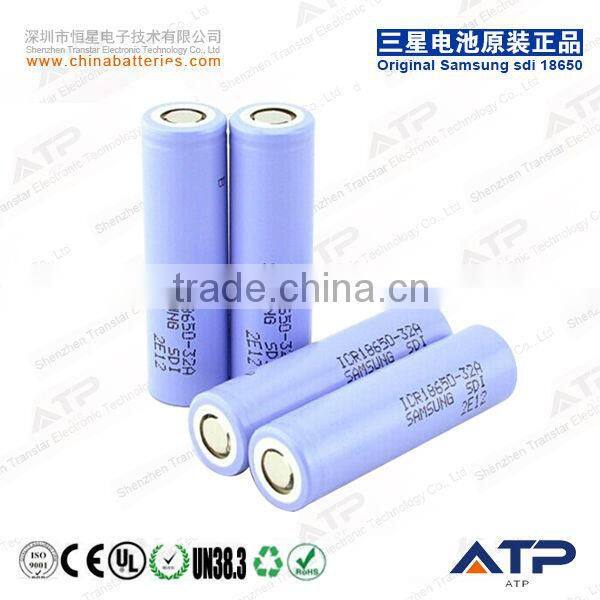 Samsung lithium ion battery cell 18650 3200mah / Samsung icr18650-32a