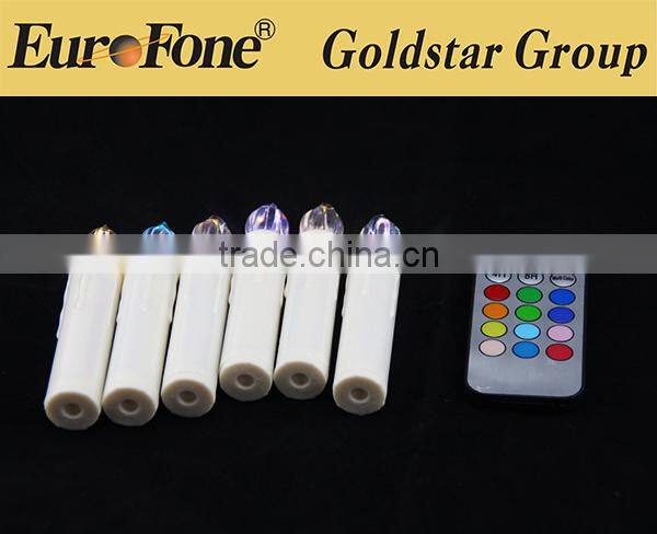 2016 wholesale flameless unscented wedding small pillar christmas candle