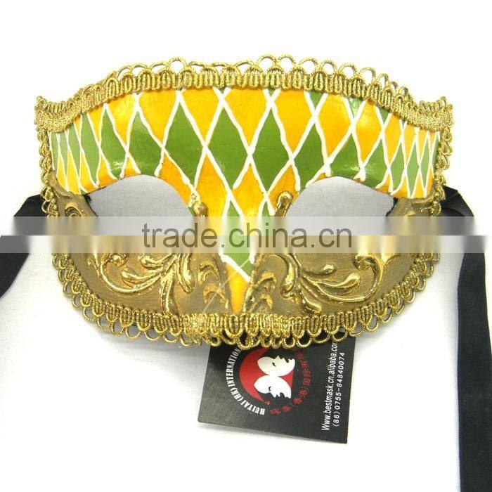 Custume Carnival Accessories HT-HF021 Plastic Half Face Party Eye Mask and Sex Eye Mask