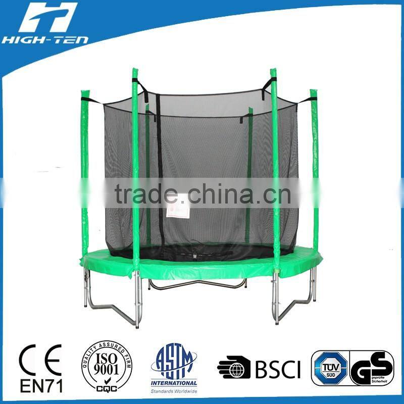 Cheap Round Trampoline with Enclosure and Ladder