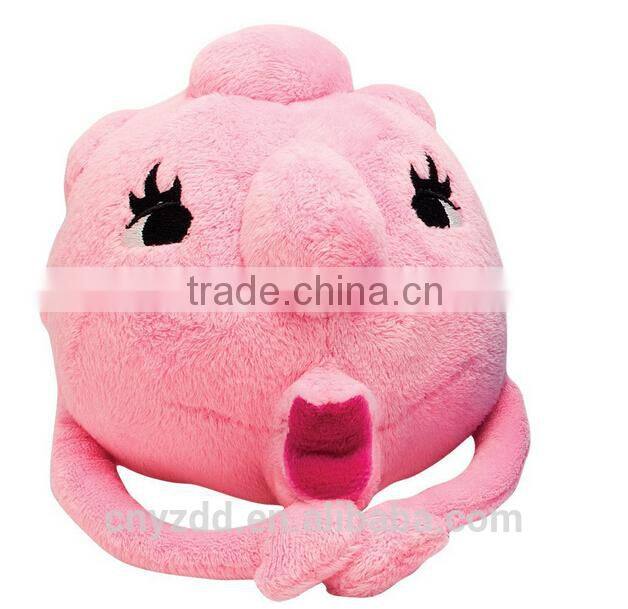 Smooch Plush Sound Kissing Stuffed Doll Toy/Stufferd Sound Toy Operated by Battery