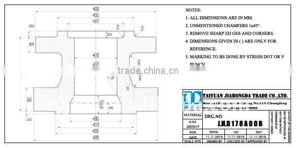 CLASS1500 Body adapter Forging