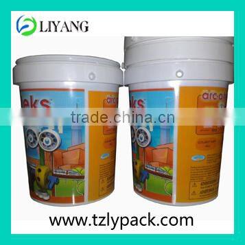 China Manufacture Newest Design High Quality Hot Sale Thermal Transfer Printing Film For Plastic Bucket 2014